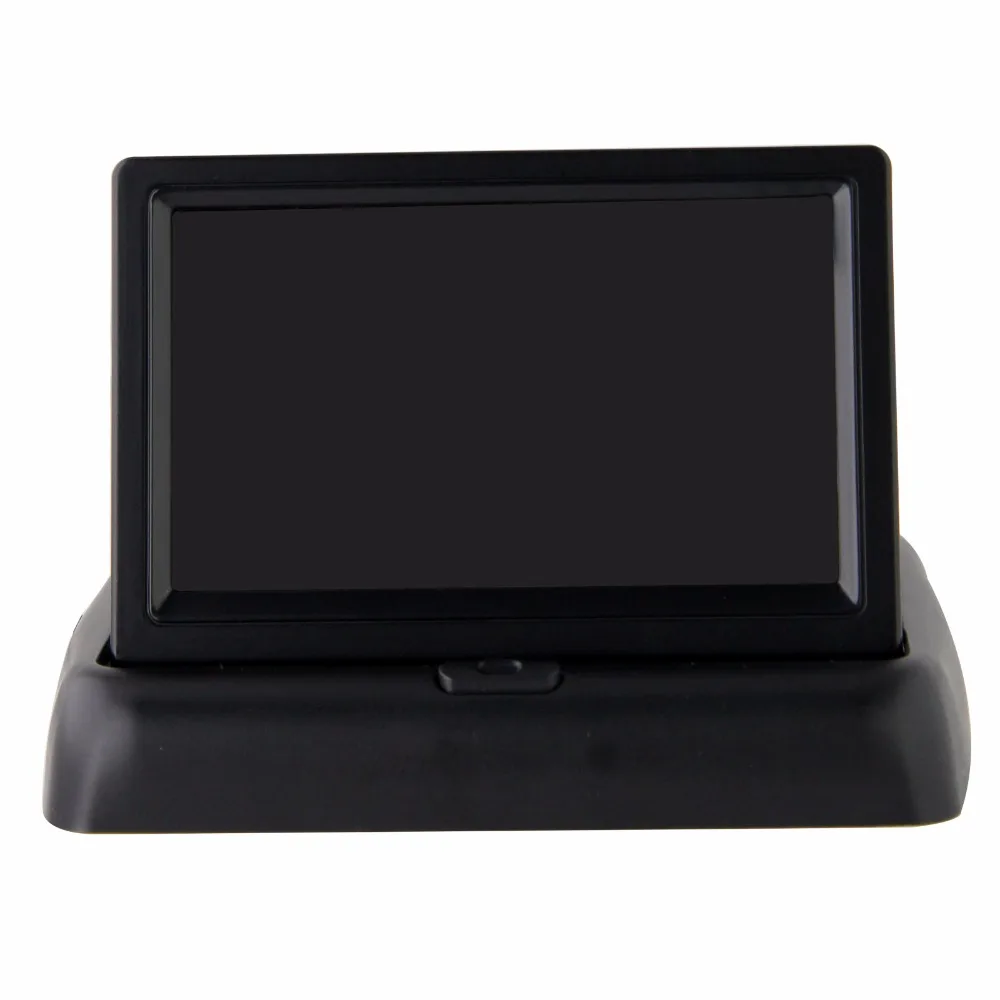 Buyee 4 3 дюймов HD fold TFT lcd Автомобильный монитор заднего вида для автомобиля камера