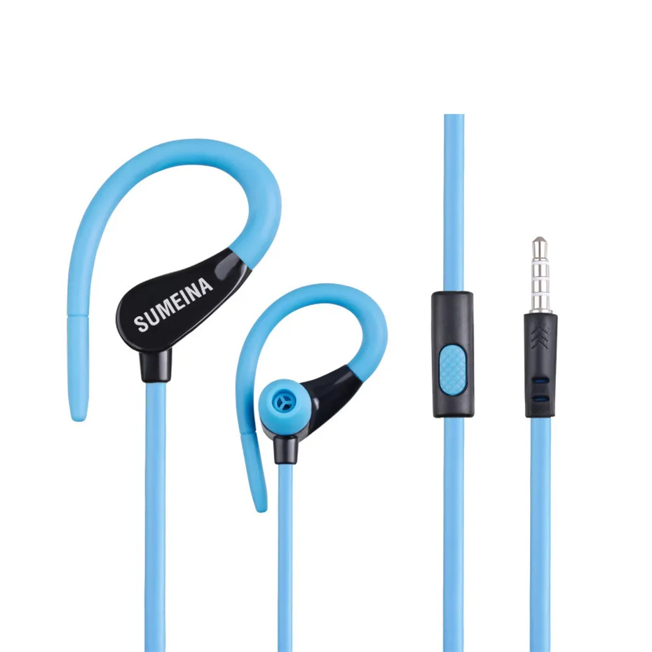 Mambaman SMN-11 Earphones Headphone 3.5mm Stereo Earhook Bass Sound Headset for Running Sport for Xiaomi Samsung iPhone Computer (5)