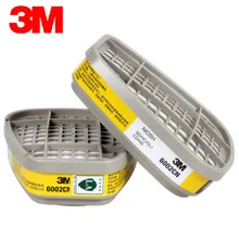 3 м 6002 картриджи химический респиратор против кислых газов защиты органов дыхания NIOSH& LA утвержден Безопасности картриджи R82412