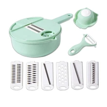 9 в 1 Многофункциональный овощерезка измельчитель еды кухонные аксессуары легкие пищевые Слайсеры с ручной строгалькой кухонные инструменты