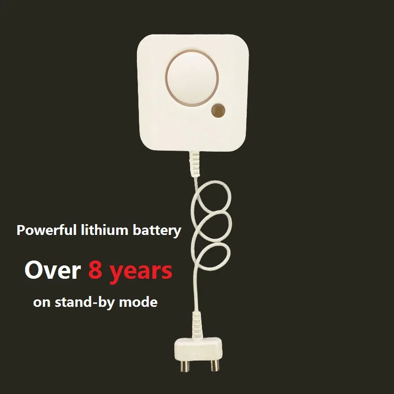 

Water Leak Detector Alarm Sensor with a powerful lithium long lifespan large battery capacity alarm loud voice sensitive alarm