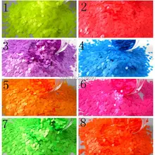 1 мм устойчив к растворителям неоновые точки блестящий набор пробоотборников для блестящих ногтей