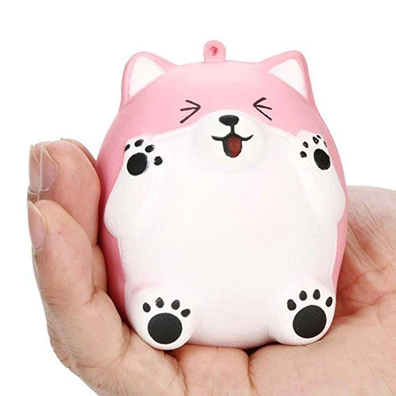 Декомпрессионная игрушка, сжимающиеся болотного цвета Jumbo Cute cat ароматизированный медленно поднимающийся крем Изысканная детская мягкая