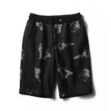 Летние головы леопарда трусики мужские пятиминутного Брюки Отпечатано Личность мужские повседневные штаны Большие размеры стрейч