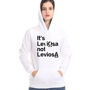 

Hoodies For Women Brand Clothes Coat It's LeviOsa not LeviosA Print Sweatshirts 2019 Autumn Winter Fleece Hip Hop Hooded Hoody
