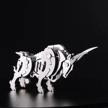 Креативная 3D нержавеющая сталь все-Металлическая Модель съемный Бог удачи Beast Bull готовый продукт без сборки интеллект игрушки подарки