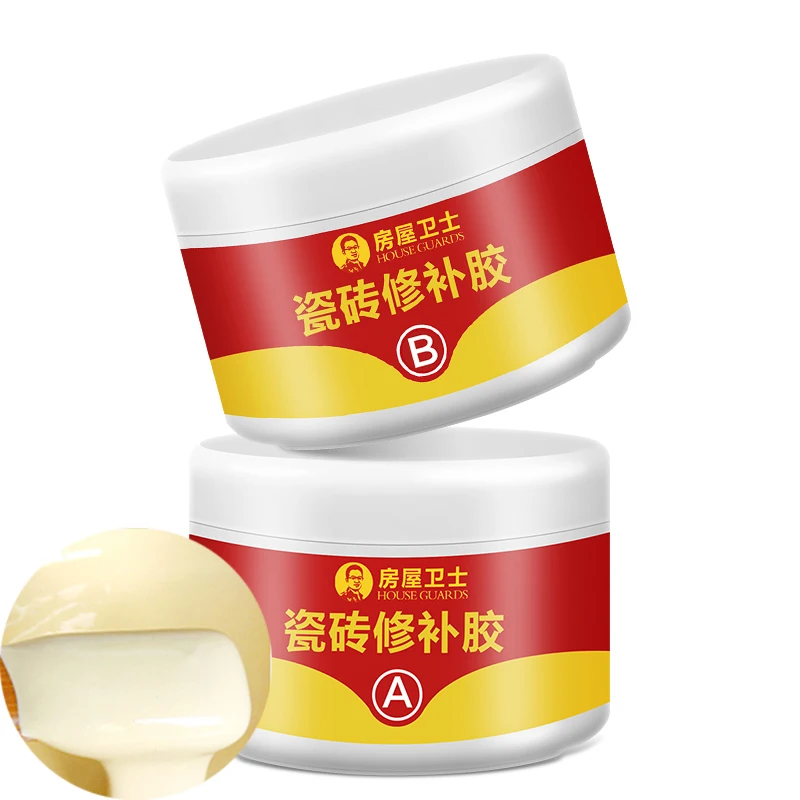 100g Beige color tile repair agent ceramic paste floor tile adhesive
strong adhesive marble super fix repair home floor tiles
