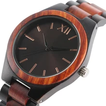 Dark Brown/Sapphire Blue Face Dial Watches Full Wooden Women Analog Wrist Watch Men Nature Wood Creative Clock 2017 New Gift Dark Brown/Sapphire Blue Face Dial Watches Full Wooden Women Analog Wrist Watch Men Nature Wood Creative Clock 2017 New Gift