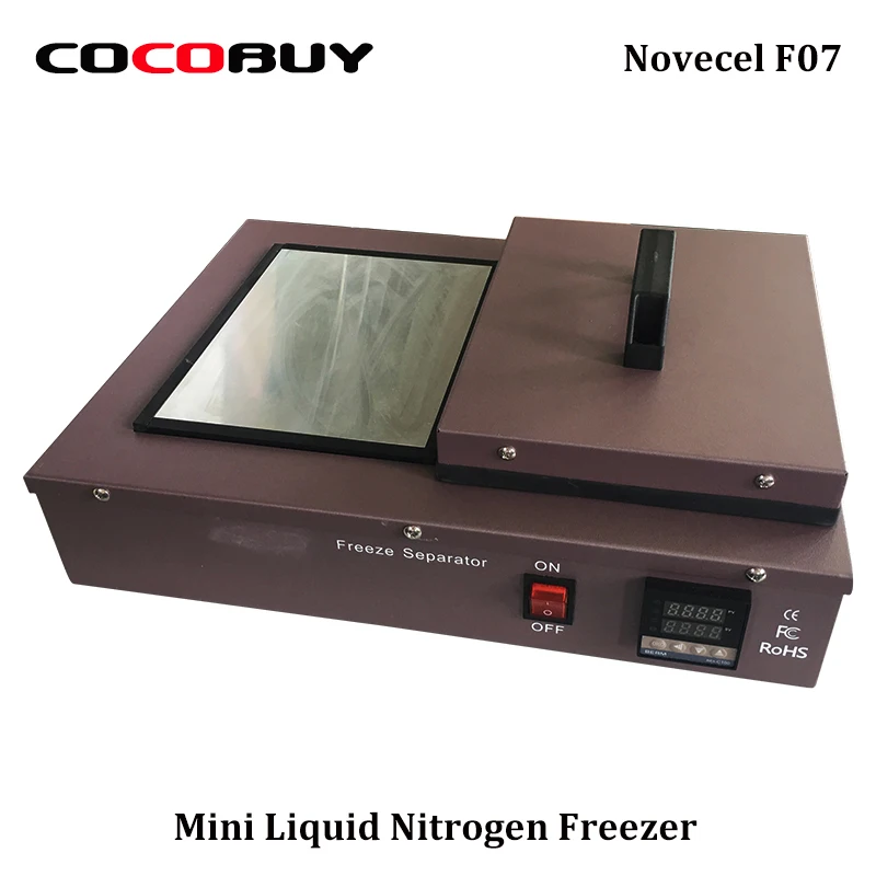 

NOVECEL F10 mini Liquid Nitrogen Freezer lcd Screen Separator/ lcd separating machine+6L tank(empty)+5pcs Mould for lcd repair