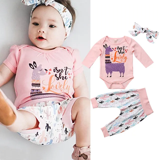 Aliexpress Com Buy Newborn Baby Girls Clothes Geometry Pants Bow