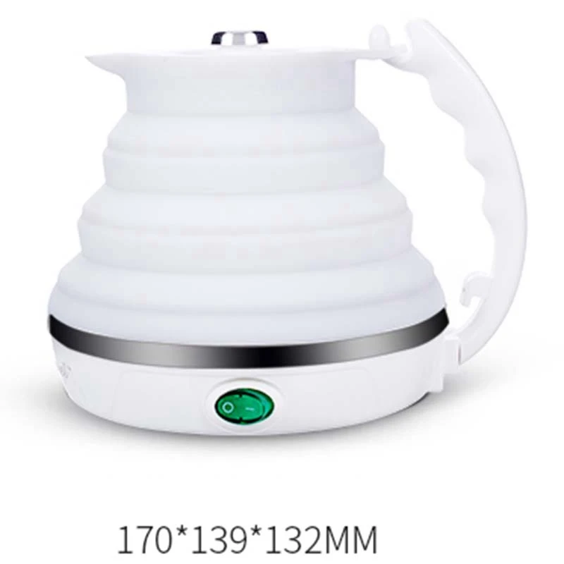 Складной электрический чайник Портативный Силиконовый складной походный чайник с защитой от закипания складной электрический чайник для воды для путешествий