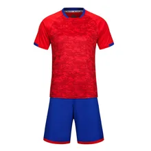 Men s New Orange and Blue Color Breathable Soccer Jerseys Sets Clubs Party font b Football