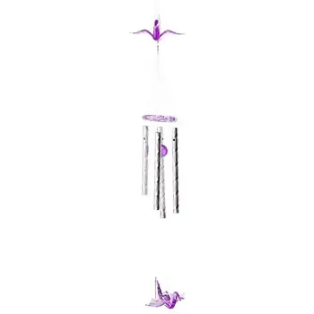 

Plastic Hanging Wind Chimes Cranes Outdoor Yard Garden Home Decor Ornament