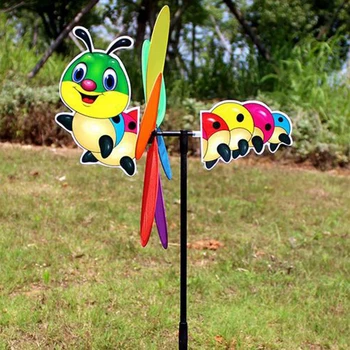 

RFID Blocking Flower Butterfly Wind Spinner Kids Toy Funny Photo Taking Prop Garden Windmill Yard Decor Garden Yard Decoration