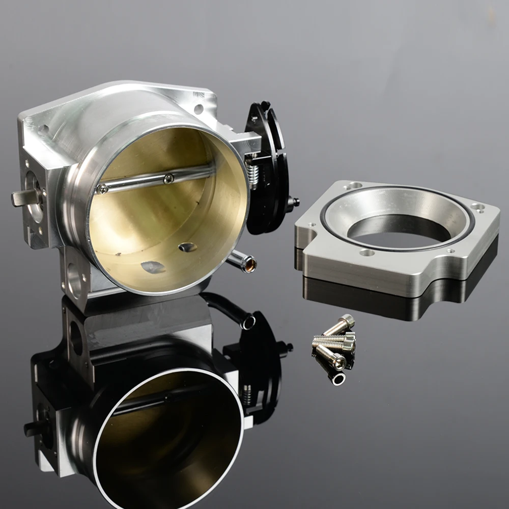 102mm Throttle Body For GEN 3 LS1 LS2 LS3 LS6 LS7 LSX+Manifold Adapter