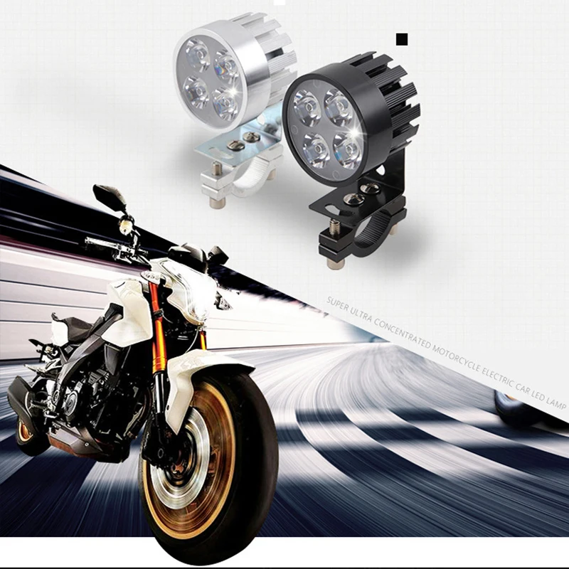 

Motorcycle LED headlamp 12V 20W spotlights headlights moto Work lamp Fog spot lights Waterproof motorbike Auxiliary driving lamp