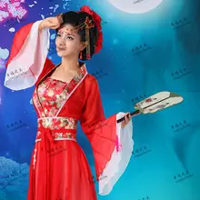 Горячее предложение! Распродажа! китайский древний сказочный костюм принцессы драматургический костюм платье Красный