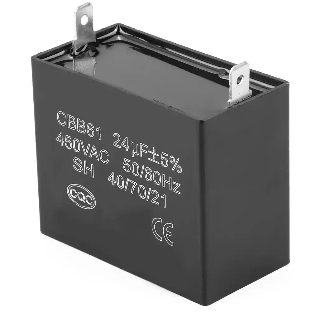 1pcs Cbb61 Starting Capacitance Ac Fan Capacitor 450v Ac 24uf 50 60hz Motor Run Capacitor 400 350 300 250vac Ul Ru Ac Motor Aliexpress