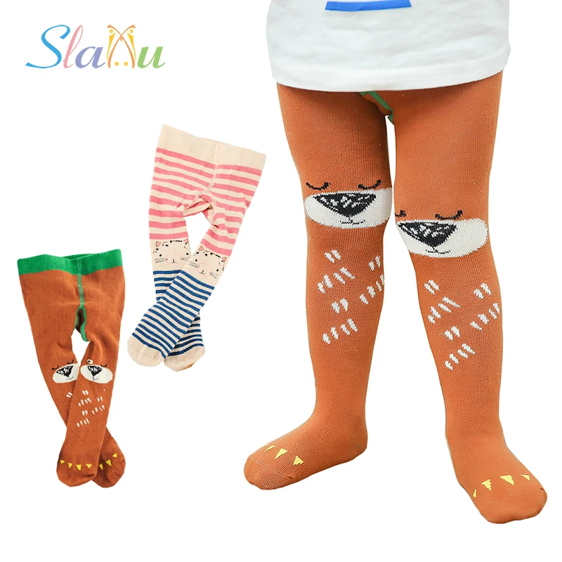 2 Pack Non Slip Boys Girls Tights Soft Cotton Children Stockings Kids