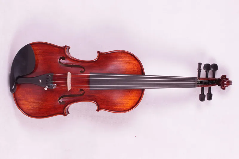 

5 string 4/4 Violin Ebony parts Flame Maple Back Antique Varnish Spruce Master Powerful Sound Pro+507#