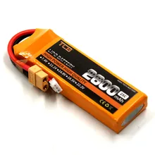 TCB RC Lipo battery 7 4v 2600mAh 25C 2s FOR RC airplane AKKU High discharge cell