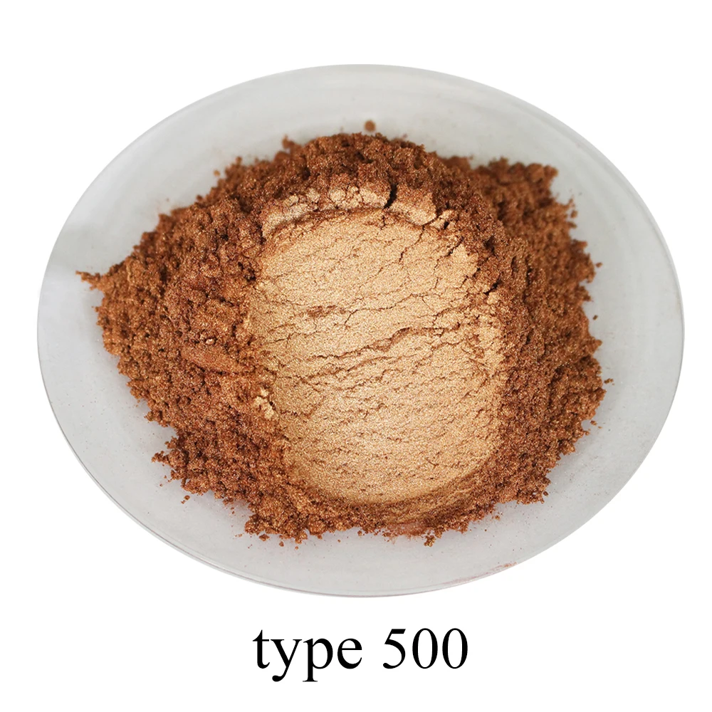 

Type 500 Pigment Pearl Powder Healthy Natural Mineral Mica Powder DIY Dye Colorant,use for Soap Automotive Art Crafts, 50g