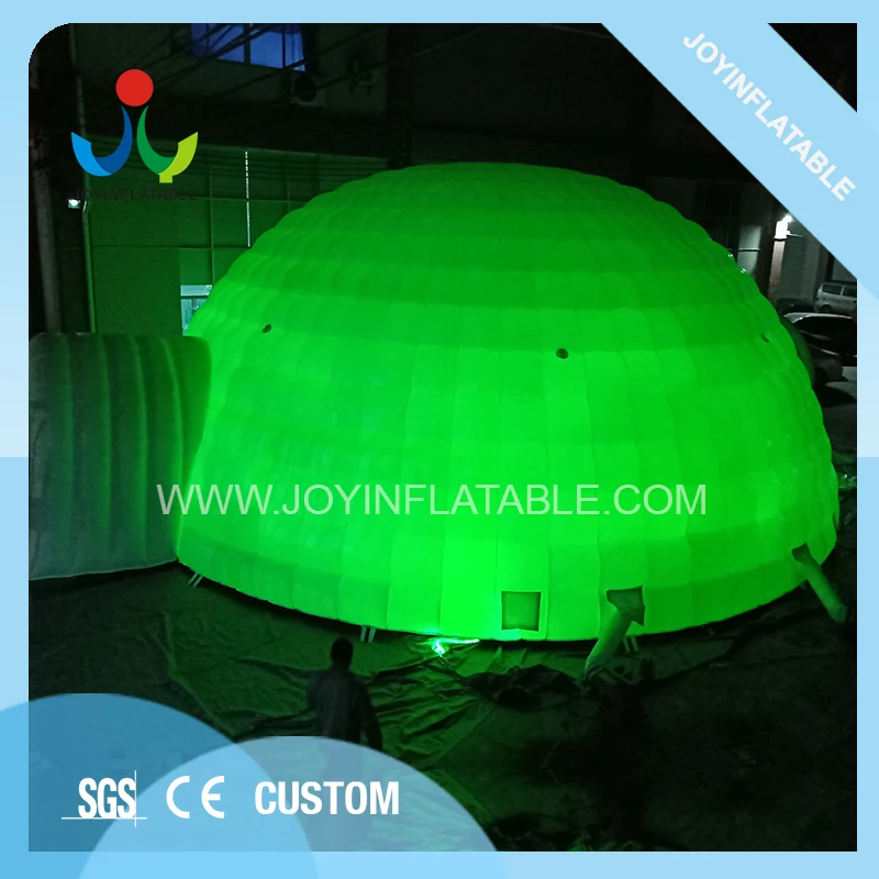 Dia 12m Inflatable Dome Tent  With Decorative LED light For Ourdoor Party Event 7