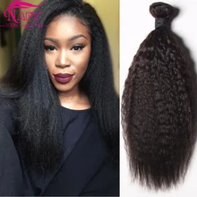 Brazilian Virgin Hair Kinky Straight Hair Weave 3 Pcs 7A Kinky Straight Hair Italian Kinky Straight Yaki Virgin Hair