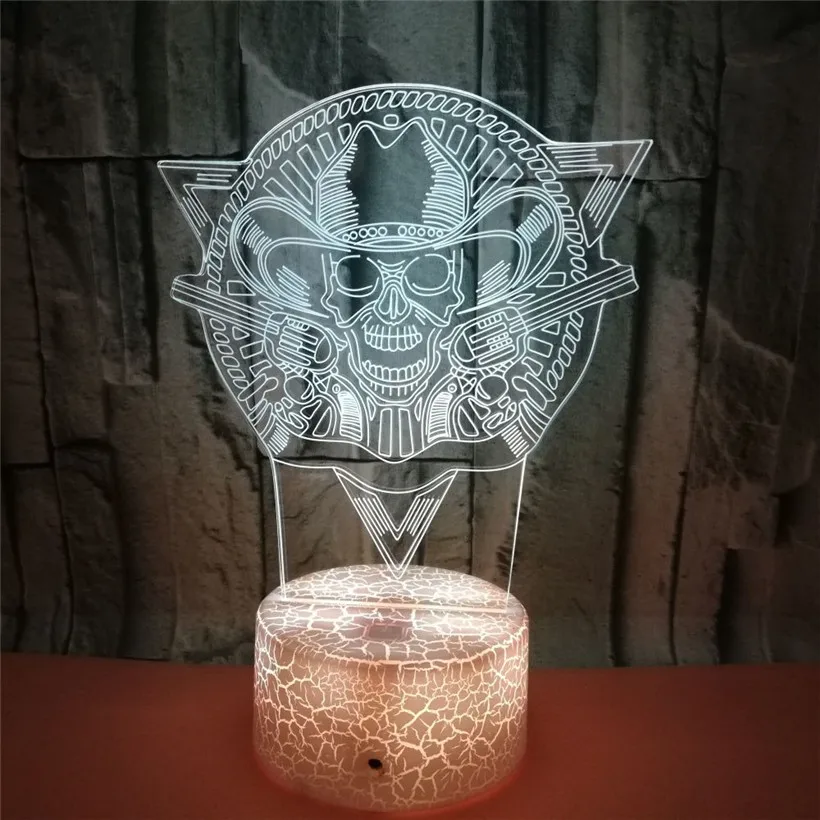 Skull 3D night light (3)