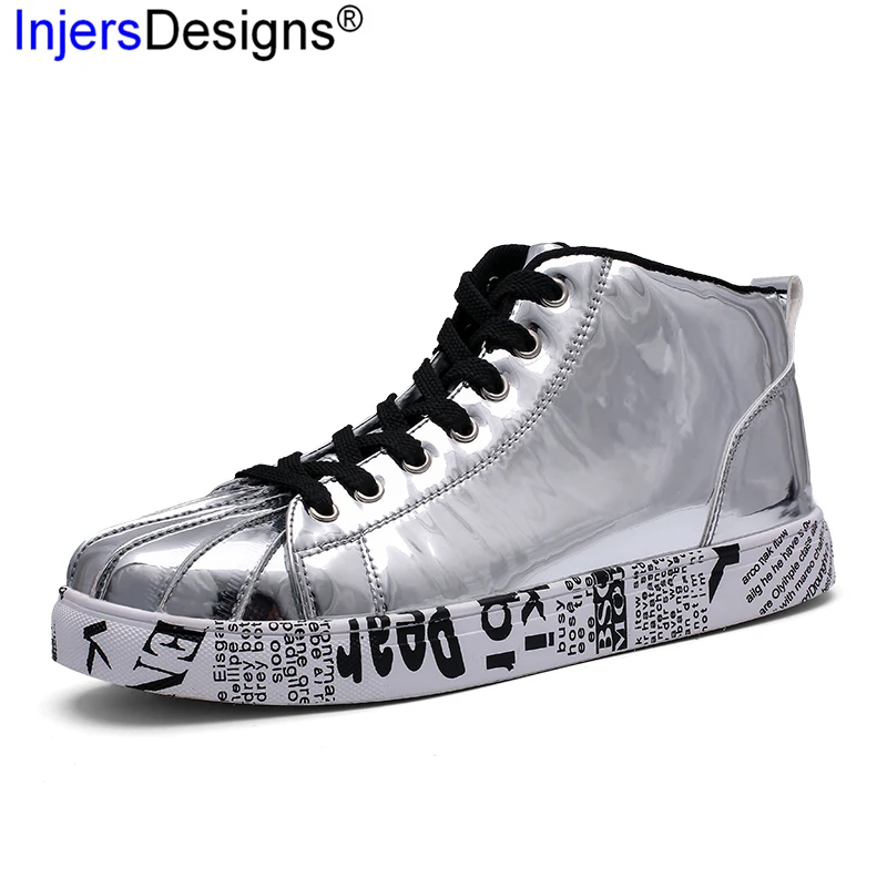 patent leather walking shoes