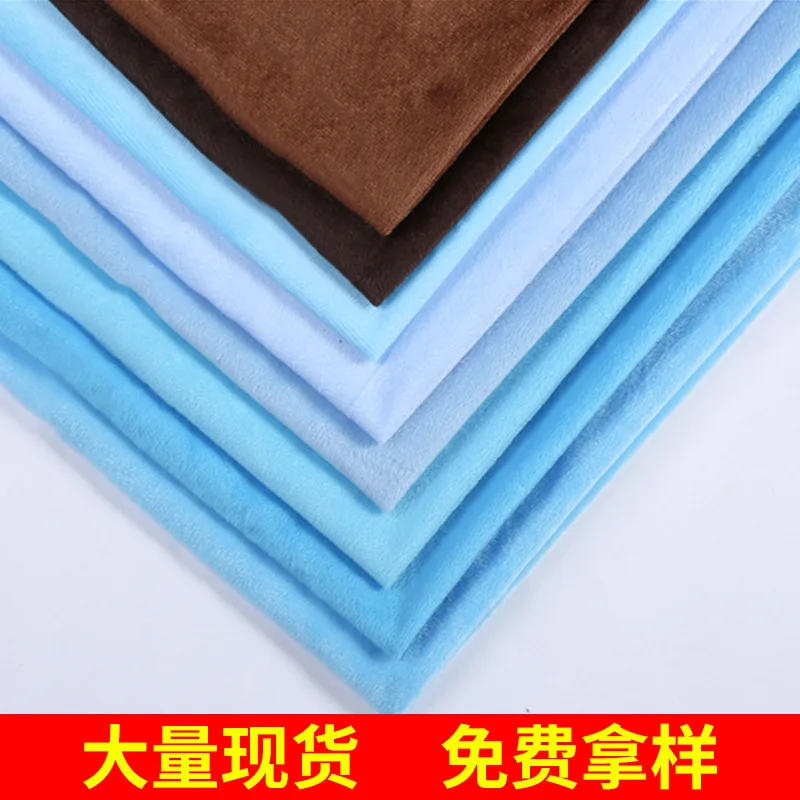 

Super soft short plush fabric, clothing, home textile, velvet tablecloth wholesale