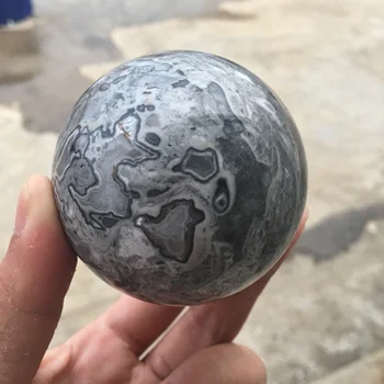 

5cm natural crystal ball energy healing home feng shui decorative hand massage ball manufacturers direct sales