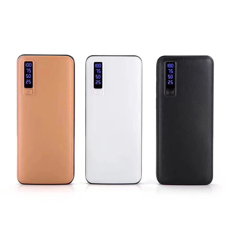 

Leather Power Bank 20000mAh Mobile Charger Supply Power Bank Smart Phone Universal Charger for iPhone 6 Huawei xiaomi