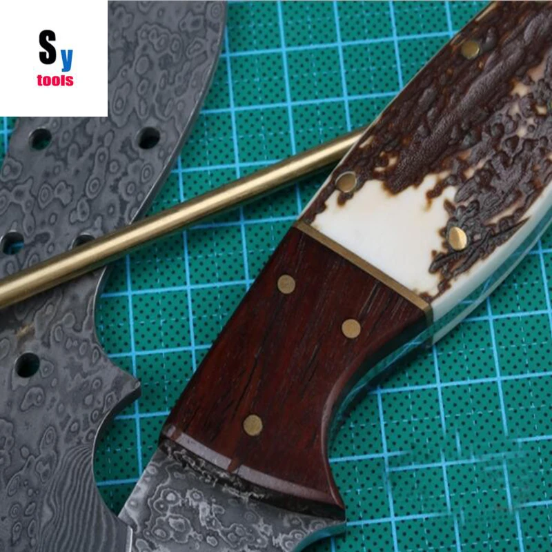 Buy Sy tools knife DIY knife handle brass rod for