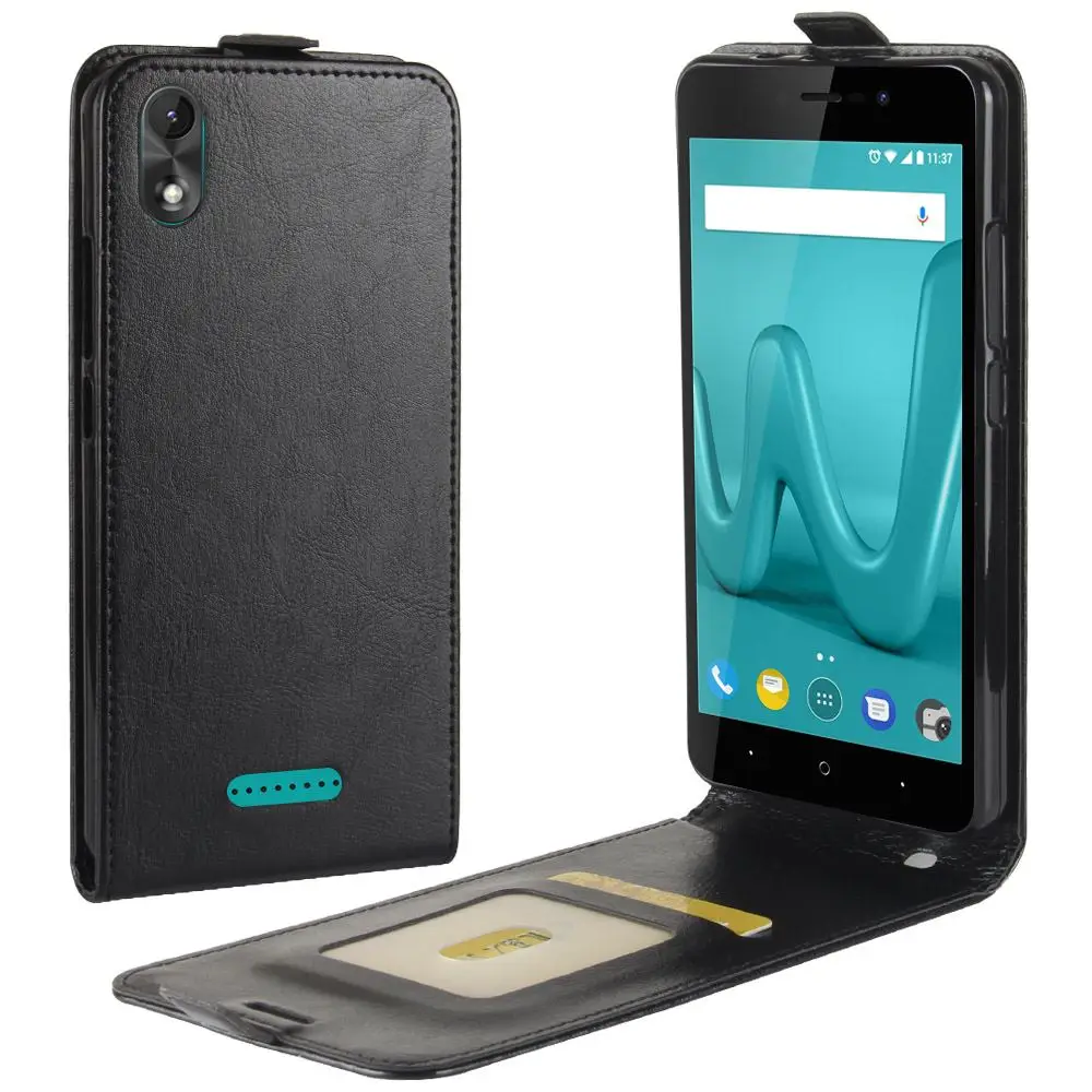 Yinghui для Wiko Ленни 4 plus слот карты Тонкий открыть и Подпушка ремень флип кожаный