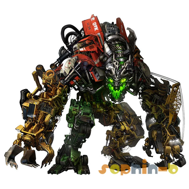 

Transformed Movie Devastator Constructicons 100% Complete 7 Robot Figures KO