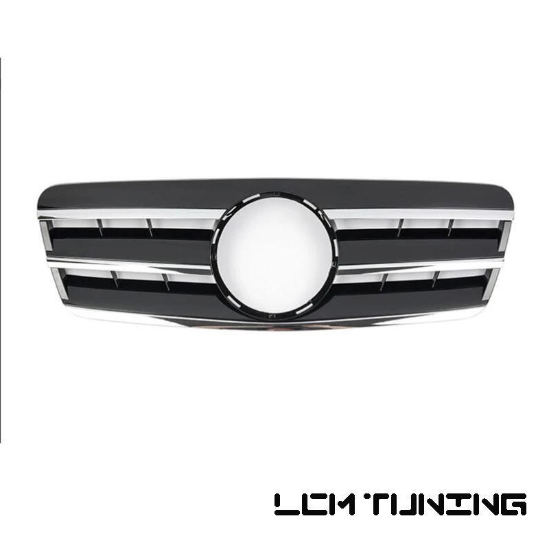 

For Mercedes For Benz CLK-class W208 96 97 98 99 00 01 02 03 with Emblem Front Bumper Racing Grille