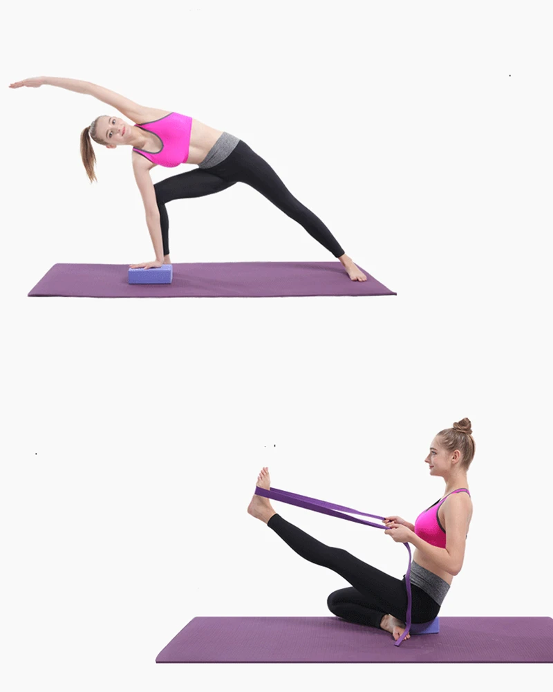 2pcs Yoga/Pilates Blocks non-slip
