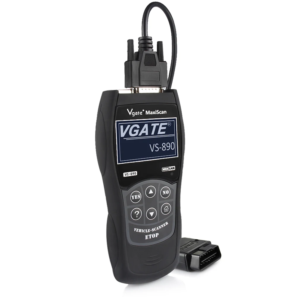 VS890 OBD2 считыватель кодов универсальный Vgate сканер многоязычный автомобильный