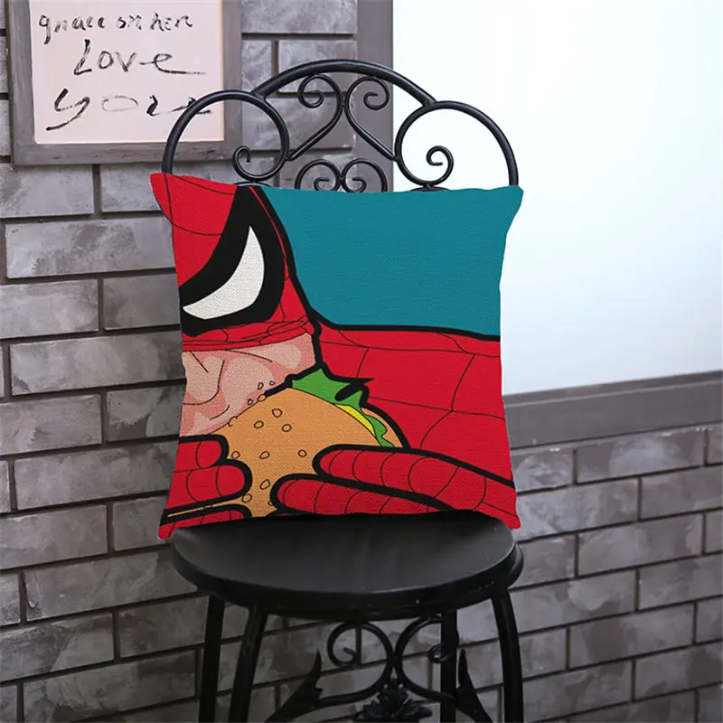 Французский художественный супергерой чехол для подушки с буквами декоративная наволочка квадратное сиденье стула Автомобильная наволочка домашний текстиль BZ-138