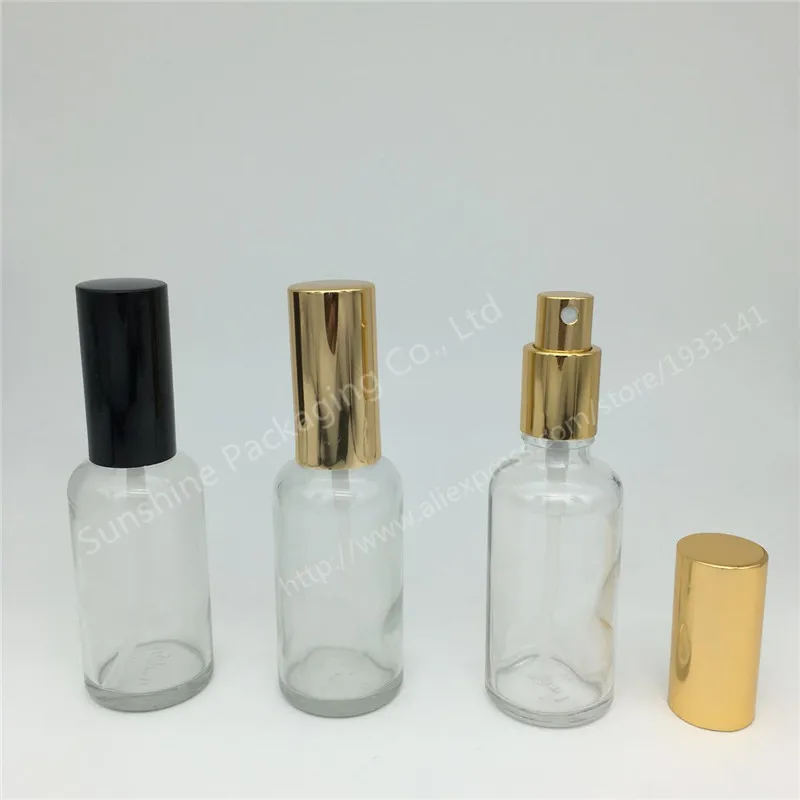 Free Shipping 500pcs/lot 50ml clear glass spray bottle, glass bottle, clear mist sprayer bottle, perfume spray glass bottle
