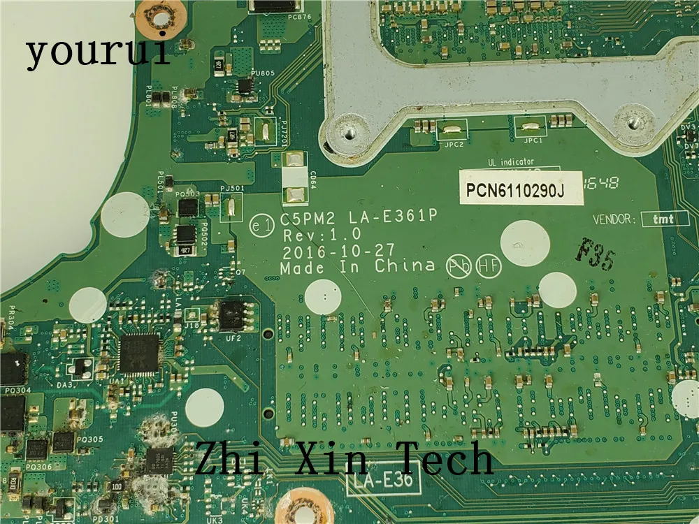 Yourui NBGM411002 NB. GM411.002 материнская плата для acer Aspire VX5-591G материнская плата для ноутбука C5PM2 LA-E361P i7-7700HQ процессор DDR4