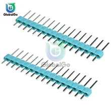 10 шт./лот 40 Pin 1x40 Однорядный мужской и женский 2,54 магистрали с отламывамыми выводами PCB разъем полосы для Arduino