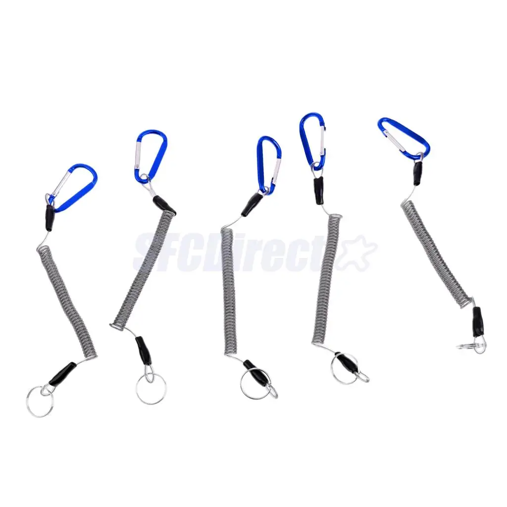 Fishing Lanyard Safety Rope Wire Steel for Securing Pliers, Fish Tool