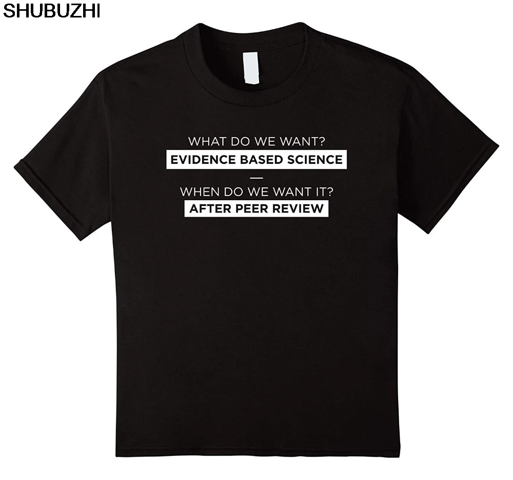 

Men cotton New Evidence Based Science After Peer Review - Protest Shirt T Shirt men black cotton tee-shirt summer sbz6057