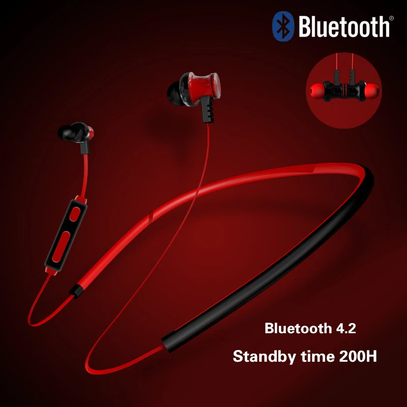 HATOSTEPED спортивные наушники звук Bluetooth с микрофоном устойчивое тренажерный зал HIFI