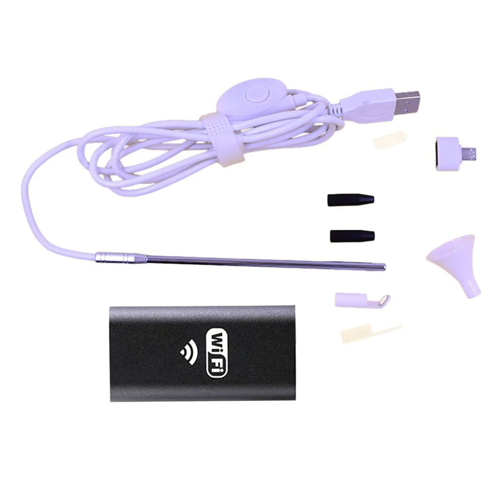 

WIFI 4.9MM Lens Ear Nose Medical USB Endoscope Borescope Inspection Otoscope Camera for IOS Android PC