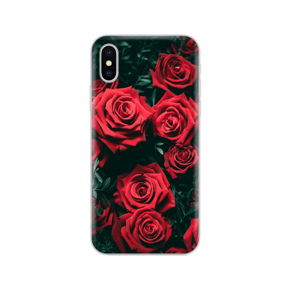 Силиконовый чехол для телефона для iphone X XS XR чехол s для iphone xs max coque etui бампер задняя крышка Полный 360 Защитный Мягкий ТПУ - Цвет: 12005