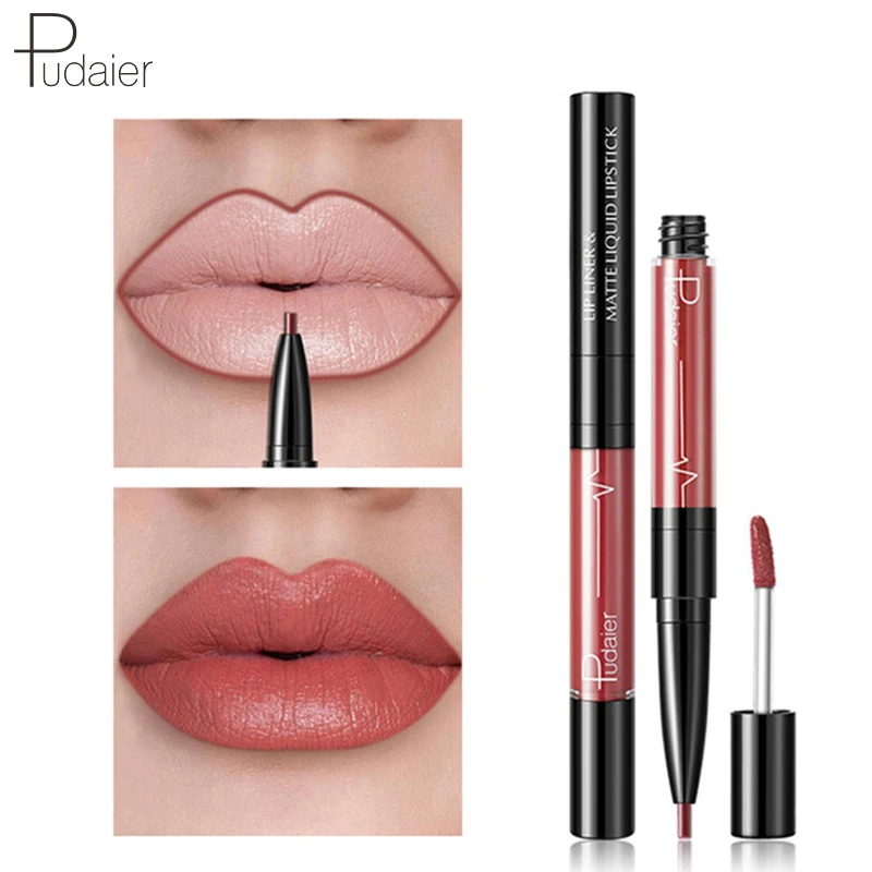 

Pudaier Nude Lipstick Lip Gloss Sexy Red Velvet Matte Lipstick Lasting Liquid Lipstick Pigment Lips Makeup Batom Maquiagem