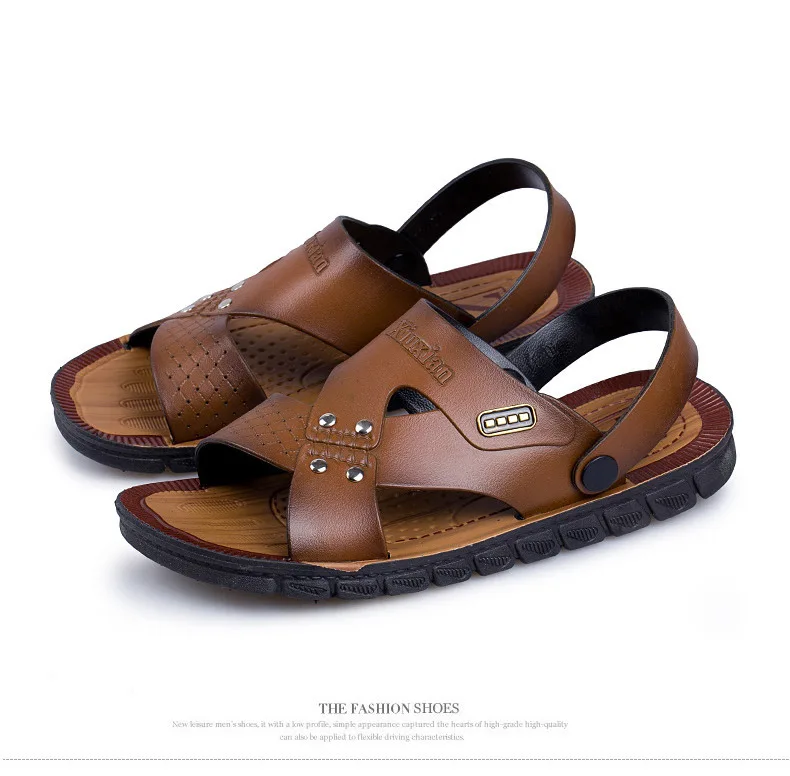 Г., мужские сандалии новая летняя пляжная обувь для отдыха и путешествий повседневная обувь из искусственной кожи sandalias hombre
